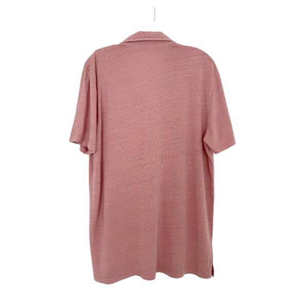 Marine Layer Hemp Resort Polo in Rosette Men's Size M - Picture 6 of 9